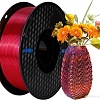 Пластик Kingroon PLA Tri Color Silk 1.75мм NSC025 (1кг, Red/Golden/Blue)