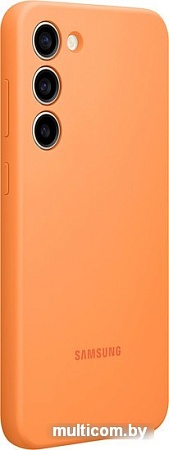 Чехол для телефона Samsung Silicone Case S23+ (оранжевый)
