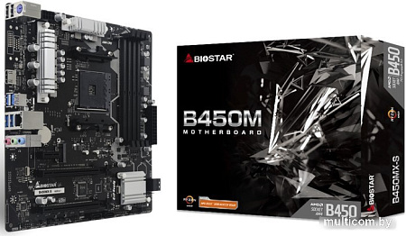 Материнская плата BIOSTAR B450MX-S Ver. 6.1