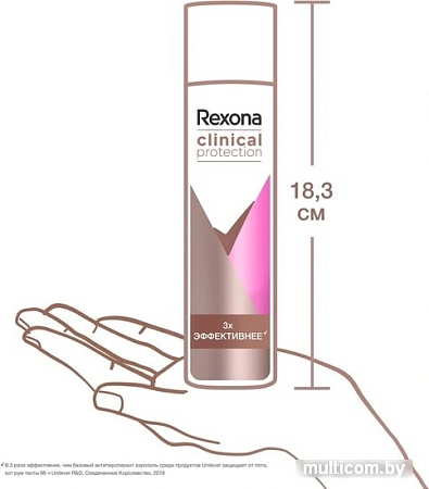 Rexona Clinical Protection сухость и уверенность 150 мл