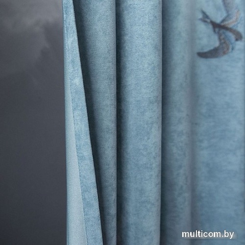 Комплект штор Pasionaria Либерти 290x230 (2 шт, голубой)