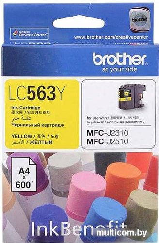 Картридж Brother LC563Y