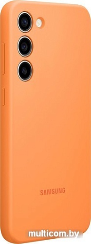 Чехол для телефона Samsung Silicone Case S23+ (оранжевый)