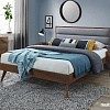 Кровать Halmar Orlando 160x200 (серый/орех)
