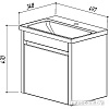Belux Тумба под умывальник Мадрид НП50-01