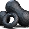 Набор эспандеров Original FitTools FT-SM3ST-B (черный)