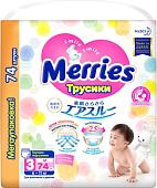 Трусики-подгузники Merries M Megapack (74 шт)