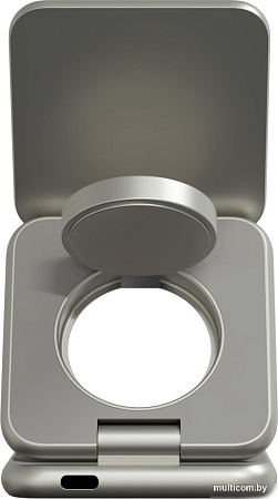 Беспроводное зарядное Magssory Fold Pro 3 в 1 WCH063 (титановый)