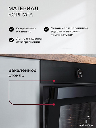 Электрический духовой шкаф LEX EDP 607 BBL Wide Series