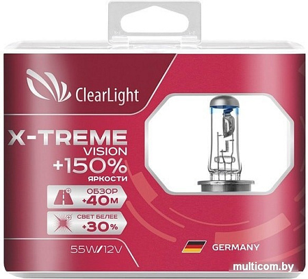 Галогенная лампа Clear Light X-treme Vision H4 2шт