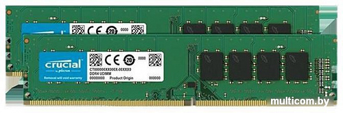 Оперативная память Crucial 2x4GB DDR4 PC4-19200 CT2K4G4DFS824A