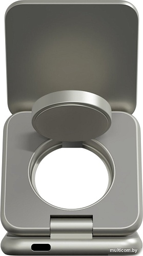 Беспроводное зарядное Magssory Fold Pro 3 в 1 WCH063 (титановый)