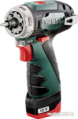 Дрель-шуруповерт Metabo PowerMaxx BS Quick Basic 600156950 (с 2-мя АКБ, кейс, 2 патрона)