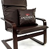 Интерьерное кресло Calviano Soft 1 (коричневый PU)