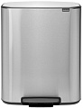 Brabantia Bo Pedal Bin 60 л (стальной матовый)