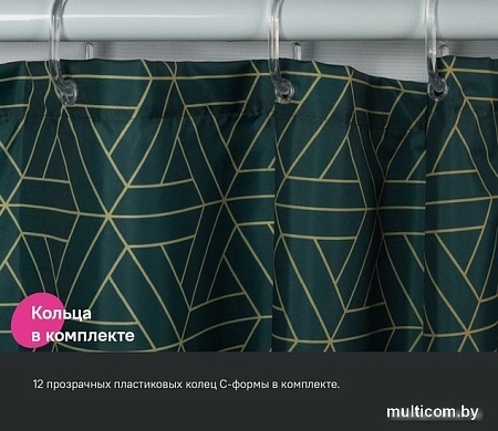 Шторка-занавеска для ванны IDDIS Base BG06P24i11