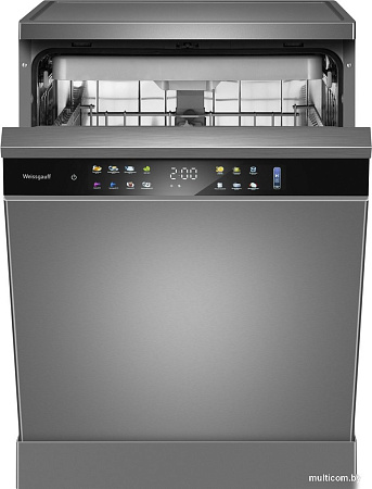 Отдельностоящая посудомоечная машина Weissgauff DW 6039 Touch Dual Wash Inox