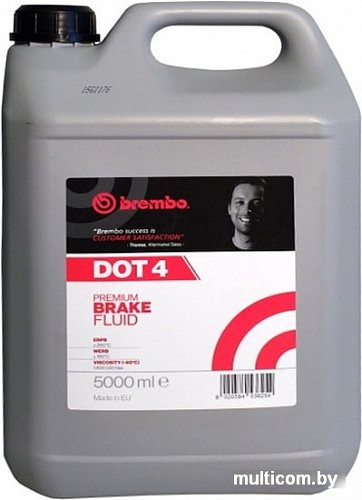 Тормозная жидкость Brembo DOT 4 5л