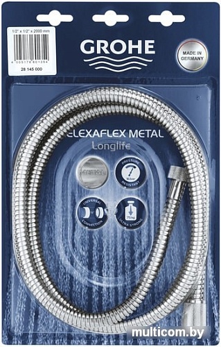 Душевой шланг Grohe Relexaflex Metal Longlife 28145000