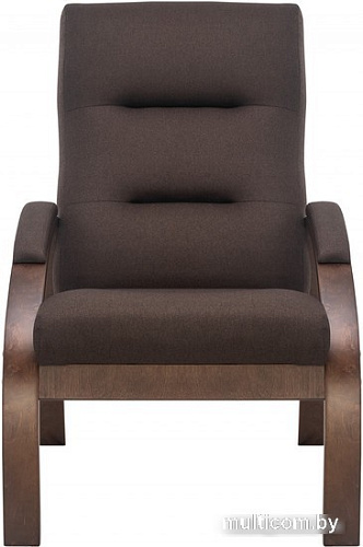Интерьерное кресло Импэкс Leset Лион (орех текстура/малмо 28/коричневый)