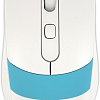 Мышь Oklick 310MW (белый/голубой)