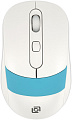 Мышь Oklick 310MW (белый/голубой)