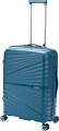 Чемодан-спиннер Torber Nevo T2207M (синий)