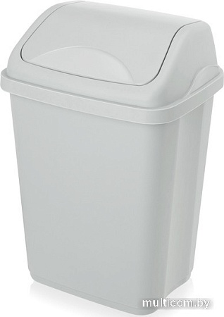 Мусорное ведро Эльфпласт Ultra EP590 (16 л, серый)