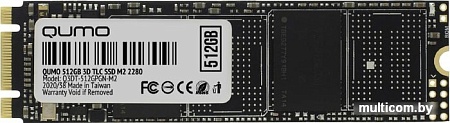 SSD QUMO Novation 3D TLC 512GB Q3DT-512GPGN-M2