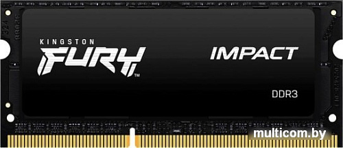 Оперативная память Kingston FURY Impact 2x8GB DDR3 SODIMM PC3-12800 KF316LS9IBK2/16