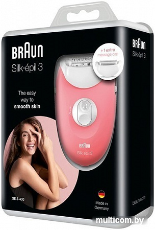 Эпилятор Braun Silk Epil 3/430