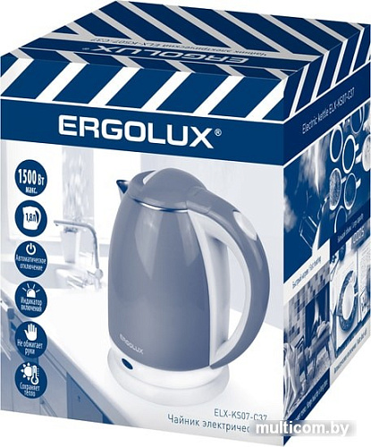 Электрочайник Ergolux ELX-KS07-С37