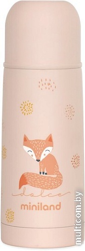 Термос Miniland Thermy Dolce 350мл (розовый/лисенок)