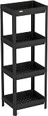 Стеллаж Sheffilton SHT-SS25-4 (черный)