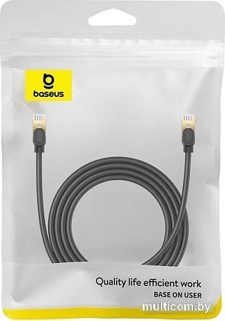 Baseus PCWL-A108 RJ45 - RJ45 (2 м, черный)