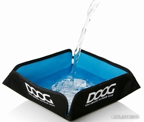 Миска Doog складная 300 мл (синий)