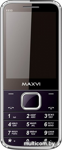 Мобильный телефон Maxvi X850 Black