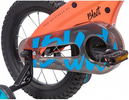Детский велосипед Novatrack Blast 14 (оранжевый/синий, 2019)