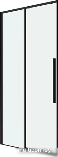 Душевая дверь Grossman Galaxy 80x195 1/2.K33.01.80.21.00 (черный матовый/прозрачное стекло)
