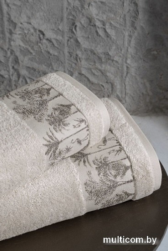 Полотенце Arya Palm 70x140 (пудра)