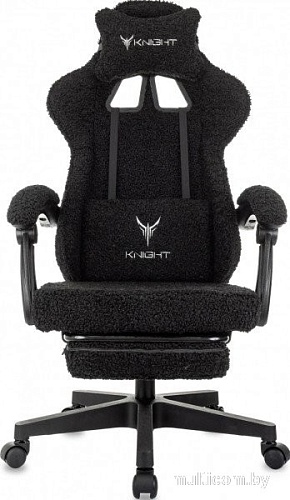 Игровое (геймерское) кресло Knight Lord/F (черный экомех)