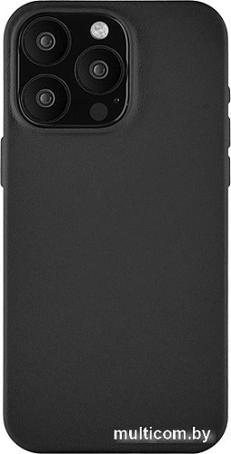 Чехол для телефона uBear Capital Leather для iPhone 15 Pro Max (черный)