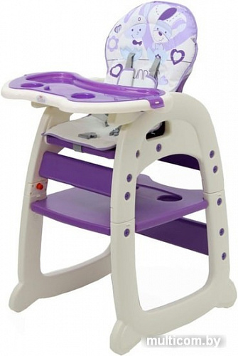 Стульчик для кормления Polini Kids 460 (фиолетовый)