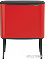 Brabantia Bo Touch Bin 3x11 л (пламенно-красный)