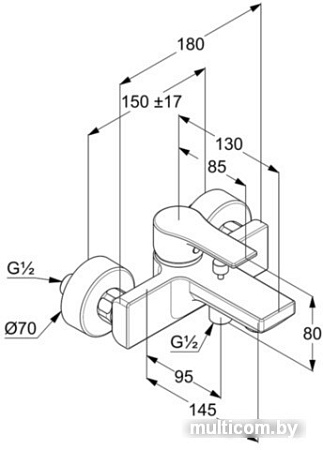 Смеситель Kludi Zenta SL 486700565