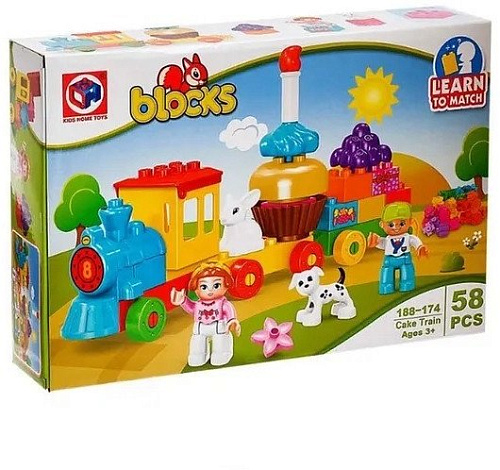 Конструктор Kids Home Toys Сказочный паровоз 4371510