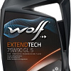 Трансмиссионное масло Wolf ExtendTech 75W-90 GL 5 4л