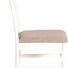 Стул TetChair Hermes 43x49x94 (дерево гевея/Ivory White/ткань серый)