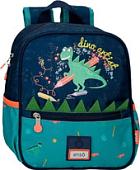 Школьный рюкзак Enso Dino artist 9542121 (темно-синий/зеленый)
