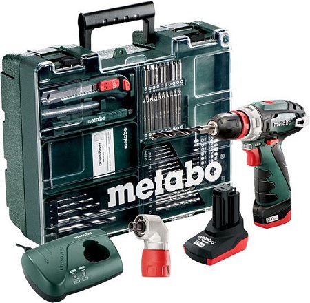 Дрель-шуруповерт Metabo PowerMaxx BS Quick Pro Set